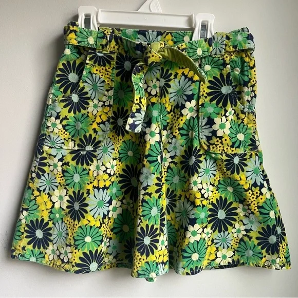 GAP Kids Floral Mini Skirt - Green, Yellow, Blue - Size 5 - Picture 1 of 9